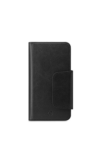 Celly Θήκη Wallet Duomo με μαγνήτη για Smartphone έως 5.8″ μαυρη DUOMOXLBK