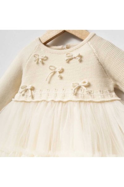 Cumino Baby Girl Knitwear Tutu Lined Dress