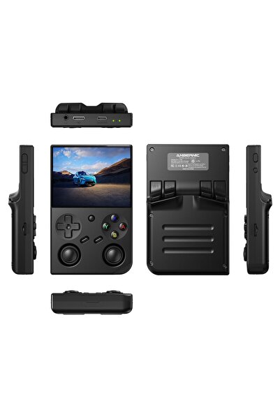 ANBERNIC Φορητή Κονσόλα RG35XX Pro 64GB με Wi‑Fi και Οθόνη 3,5″ - Μαύρη