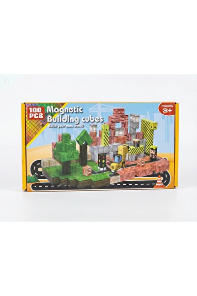 OEM Set de cuburi magnetice Minecraft 100 piese
