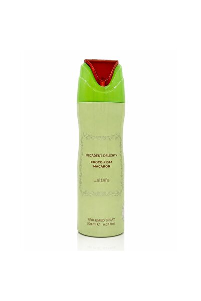 lattafa Spray parfumat unisex, Decadent Delights Choco Pista Macaron, 200 ml,...