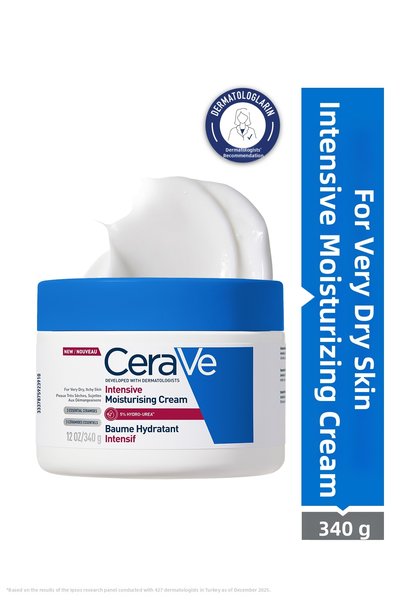 CeraVe كريم ترطيب مكثف للبشرة الجافة يحتوي على حمض الهيالورونيك والسيراميد وا...