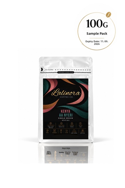 Lalinora Coffee Co قهوة كينيا AA نييري G2 100 جرام إسبريسو وقهوة مفلترة أساسه...