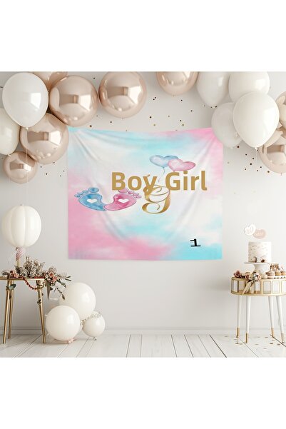 Generic Brand Gender Reveal Party (Girl or Boy) Wall Covering