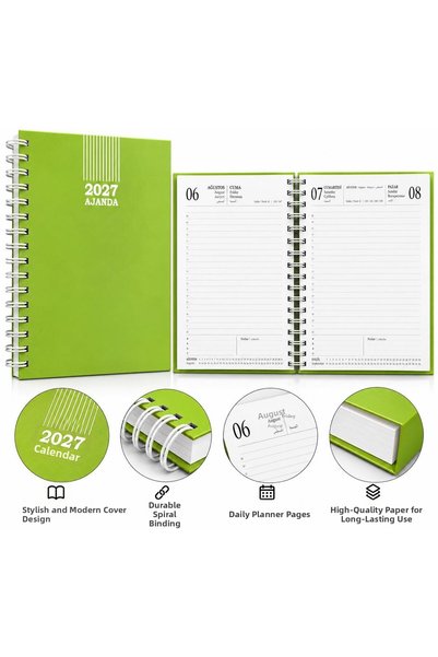 Pars Hard Cover Spiral 17X24 Agenda 2027 Lined
