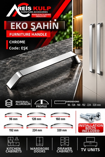 reis kulp mobilya aksesauarları imalat sanayi Reis Kulp Cabinet Handle Furnit...