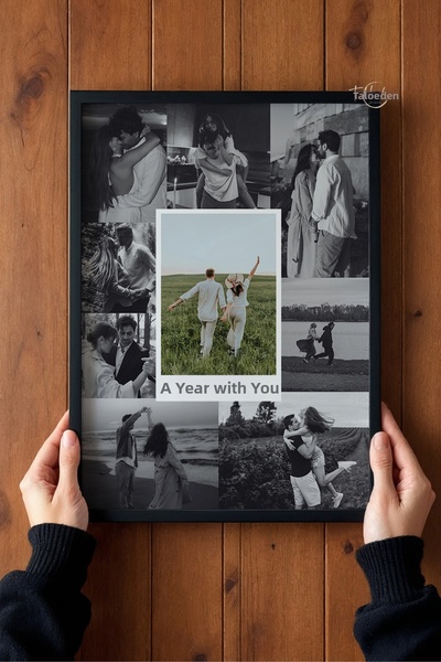 tablodea Photo printed valentine's day gift framed poster td anniversary gift...