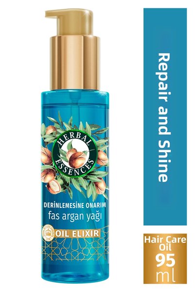 Herbal Essences إكسير زيت الأرغان المضاد للتجعد لإصلاح الشعر بعمق 95 مل