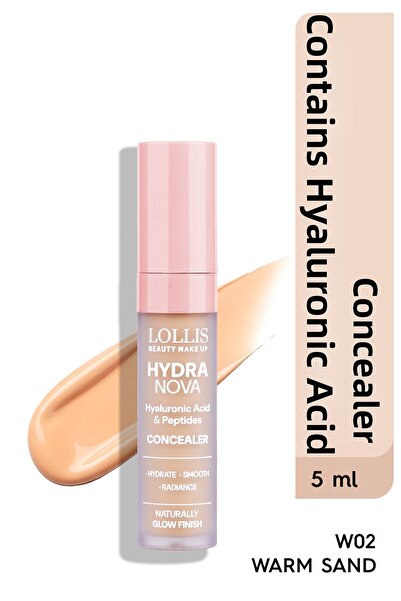 Lollis Hydra Nova Hyaluronic Acid and Peptide Concealer Moist Finish Under-Ey...