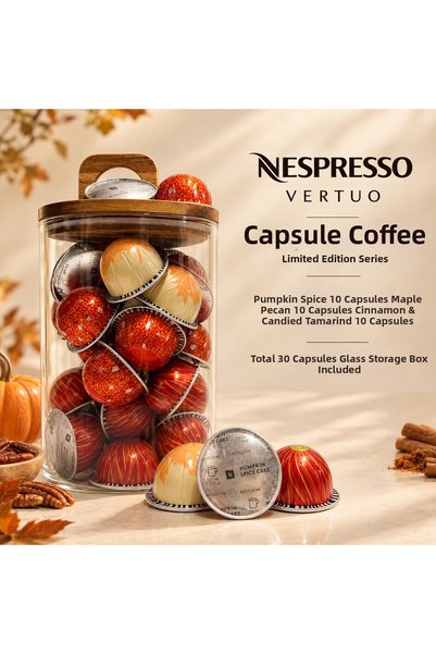 Nespresso Vertuo Limited Edition Capsule Coffee Series 30-Pack with Gift