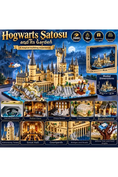 NW NessiWorld قلعة وحديقة هوجورتس 76419