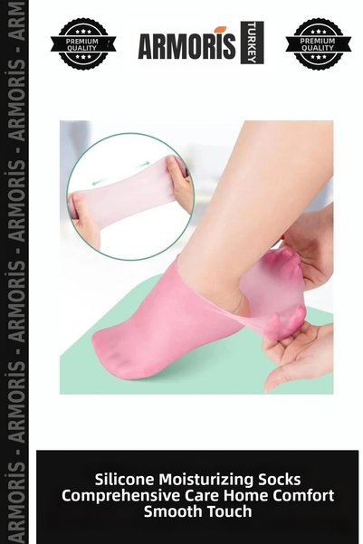 Generic Brand Silicone Moisturizing Socks Comprehensive Care Home Comfort Smo...