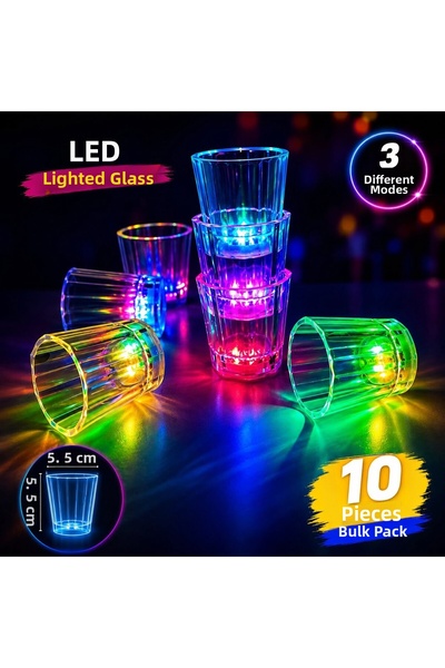 Skygo Set of 10 led lighted party cups