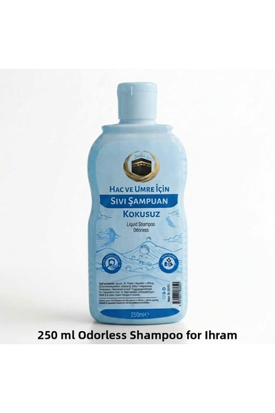 Hac&UmreSetim Ihrama Suitable Unscented Liquid Shampoo for Hajj and Umrah (25...