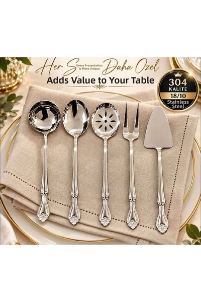 Vellano 5-Piece Plain Sauce Serving Set (Small Size)