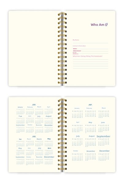 Victoria's Journals 2027 Motivational Agenda A5 – Spiral Weekly Planner, Hard Cover
