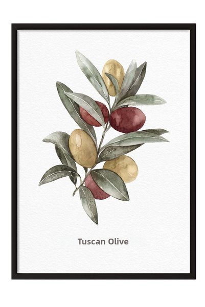 Postifull Плакат „Olive Toscane“ – Картина с черна рамка № 160484