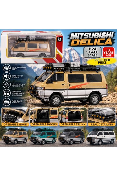 NW NessiWorld KZL-M357 KUT 1:24 ميتسوبيشي ديليكا 24 (السعر للقطعة الواحدة)