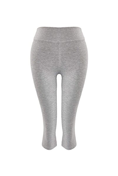 Trendyol Collection Gray Melange Diving/Scuba Sports Tights Thmaw27Ty00012