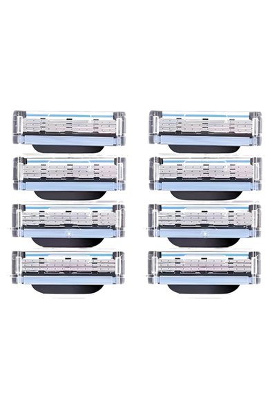 VAKIND 8PCS 8-48Pcs Shaver Cutting Head for MACH 3 for Men Stainless Steel Bl...