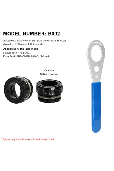 Choice BB02 RIDERACE Bicycle Bottom Bracket Wrench Removal Tool Bike BB Remov...