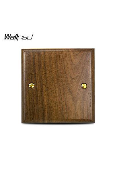 choice2 Blank Toggle Wall Switch 1-4 Gang, Solid Wood Frame, EU French Wall S...