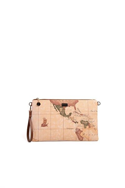 Silver Polo Pudra - A.Taba Harita Damen-Portfolio und Clutch-Handtasche SP1034