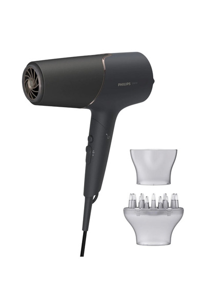 Philips сешоар, 2300W, технология ThermoShield, йонна грижа, 3 температурни н...