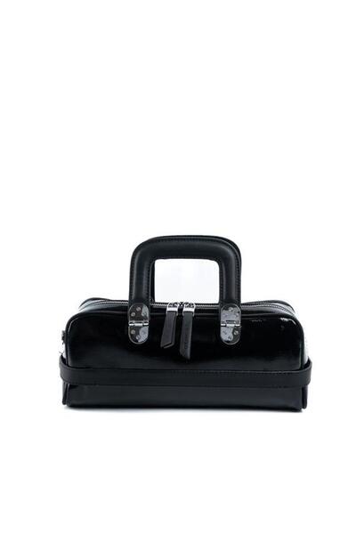 Silver Polo Black - Black Alaska Women's Handbag Sp1258