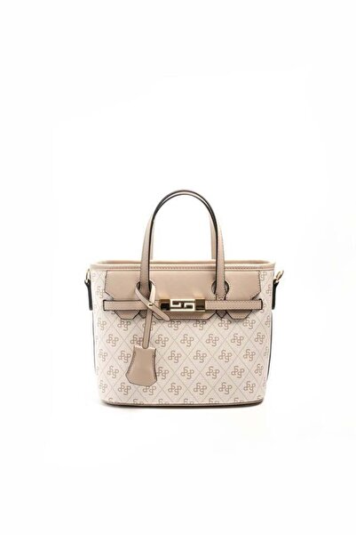 Silver Polo Beige - Sand Monogram Women's Handbag Sp1185