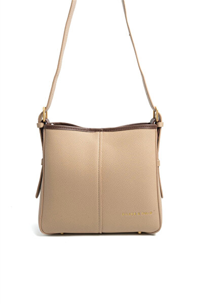 Silver Polo Beige - Beige Mini Rolax Women's Shoulder Bag Sp1249