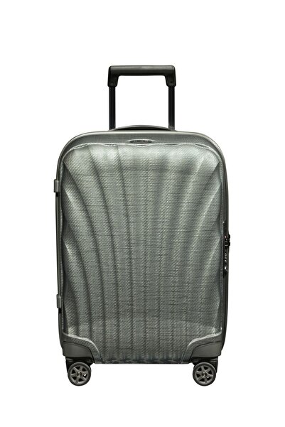 Samsonite C-Lite Spinner 55/20 122859-1542-1HUU Valiz Kabin Boy Metalik Yeşil