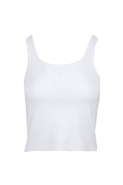 Calvin Klein تي شيرت نسائي CJ2R0842-WHT