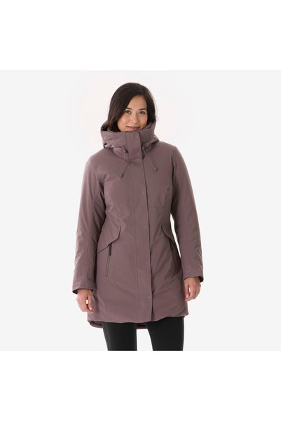 Decathlon Quechua Kadın Outdoor Su Geçirmez Kar Montu/Kışlık Mont - Kahvereng...