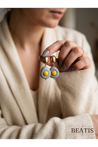 Beatis Multi-Colored Colorful Dangle Drop Geometric Women's Earrings