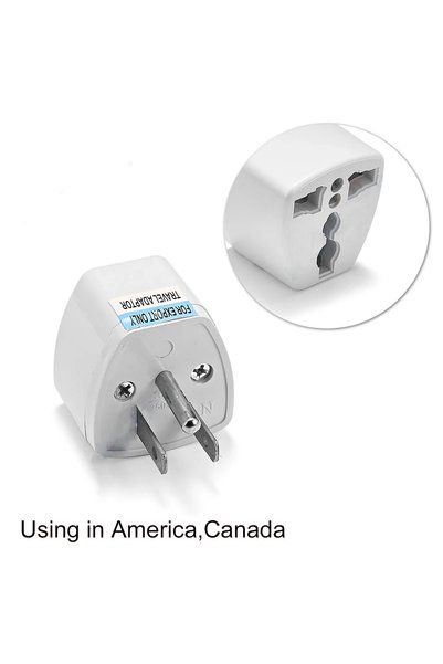 Choice4 Other 3P US 3Pin 1PC Universal US UK AU To EU Plug USA To Euro Europe...