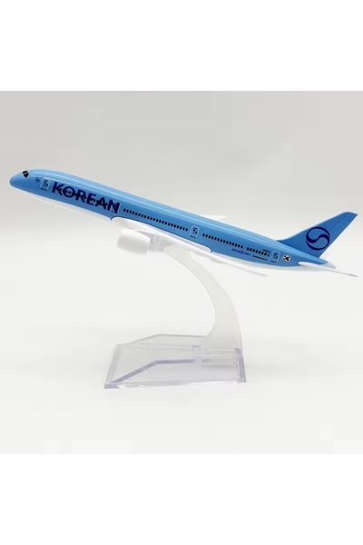 Choice نماذج طائرات b787 مقاس 16 سم، الخطوط الجوية الكورية، نموذج طائرة بوينج...