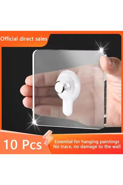 Choice 10 Pcs 10 Pcs Self Adhesive Nails Wall Hook Poster Transparent Screws ...