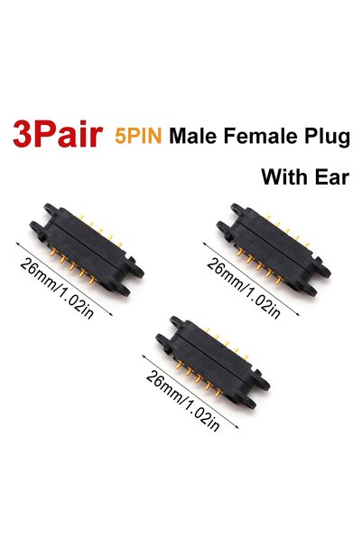 Choice11 3Pair 5PIN YSIDO 1/3/5Pair DC Magnetic Male Female Connector 2 3 4 5...