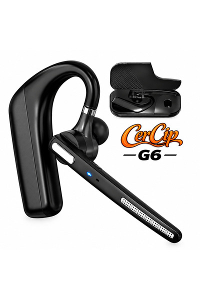 CerCip Casca Bluetooth G6, Baterie 20 zile, Anulare zgomot , Multipoint, Comp...