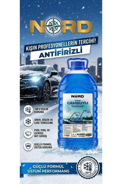 Nord Kışlık cam suyu ( antifirizli ) 5 lt