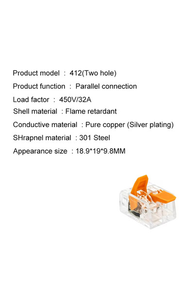 Choice 30PCS JT-412 30 PCS 412 413 414 415 Quick Connector Universal Type Plu...