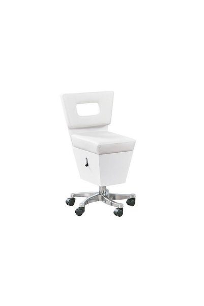 LA PERLA TECH Clinic-Beauty Chair Adjustable Hydraulic Stool with Backrest Wa...