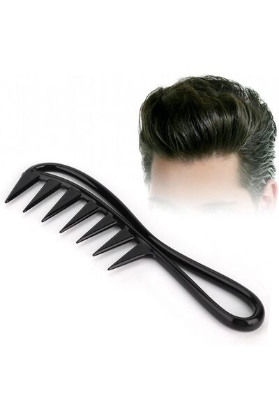 LA PERLA TECH Wide Teeth Comb Detangling Afro Wide Spacing Teeth Comb Anti-St...