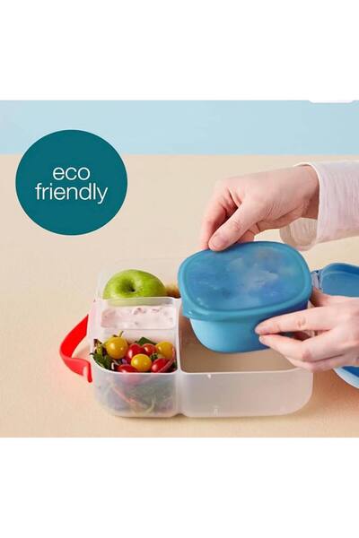 b.box bbox Lunch tub - Ocean. Food Container, Storage for Bento Box and Lunch Box, Ideal for Separating Food and Keeping It Organized, Dishwasher Safe.