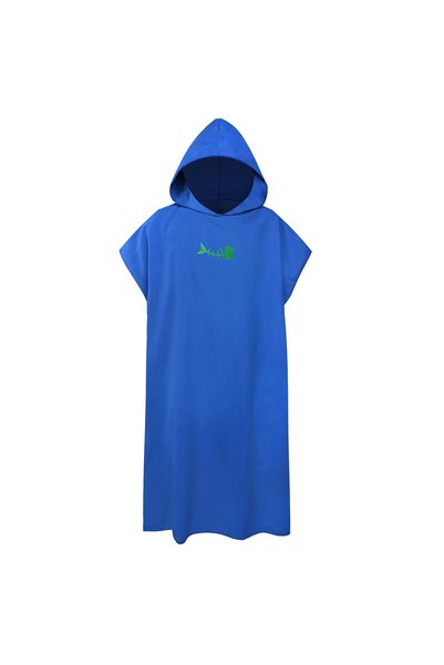 Choice Royal Blue Surf Poncho Changing Towel with Hood Microfiber Beach Blank...
