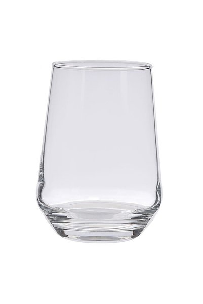 OEM Pahar din Sticla Transparenta 'Stylish' 390ml - Pahare Transparente Inalt...