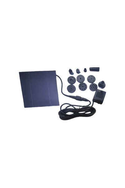 Choice Black 1.2W Solar Fountain Pump for Bird Baths Summer Solar Panel with ...
