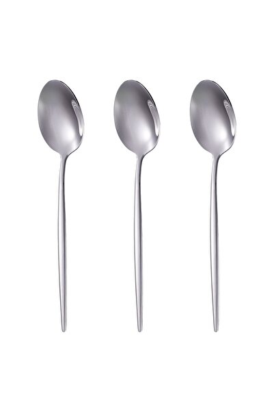 OEM Linguri din Otel Inoxidabil Lucios Slim 22cm - 3buc - Set Tacamuri Metali...