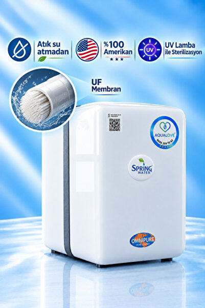 Spring Water Aqua Love Pure Plus - Atık Atmayan - UF ve UV Filtreli - Su Arıt...